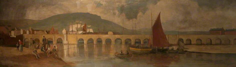 Carey, Joseph W., 1859-1937; The Old Long Bridge, Belfast